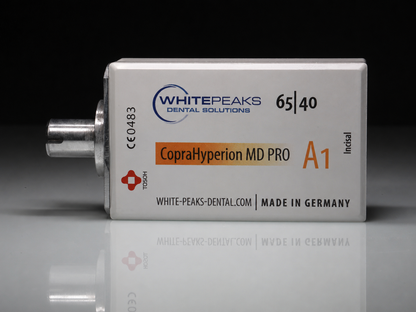 CopraHyperion MD PRO 65/40 – Für die Speed-Sinterung geeigneter Zirkonoxidblock für CEREC - Packung mit einem Block