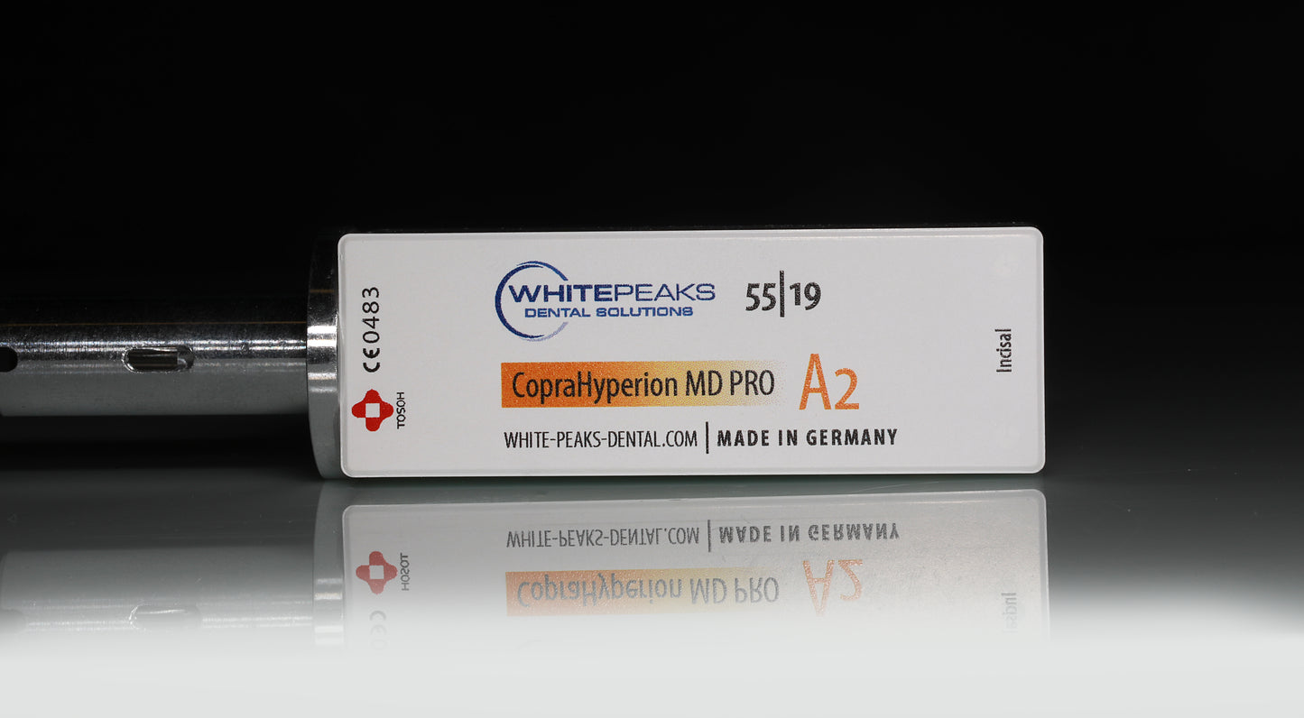 CopraHyperion MD PRO 55/19 – Für die Speed-Sinterung geeigneter Zirkonoxidblock für CEREC - Packung zu 2 Blöcken (Kopie)